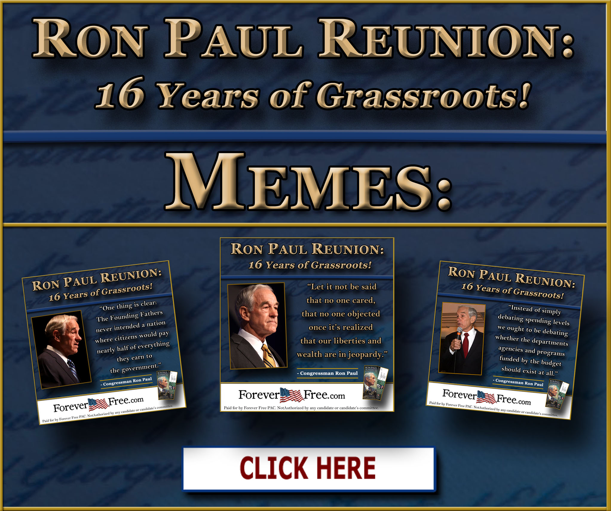 Ron Paul Reunion Memes